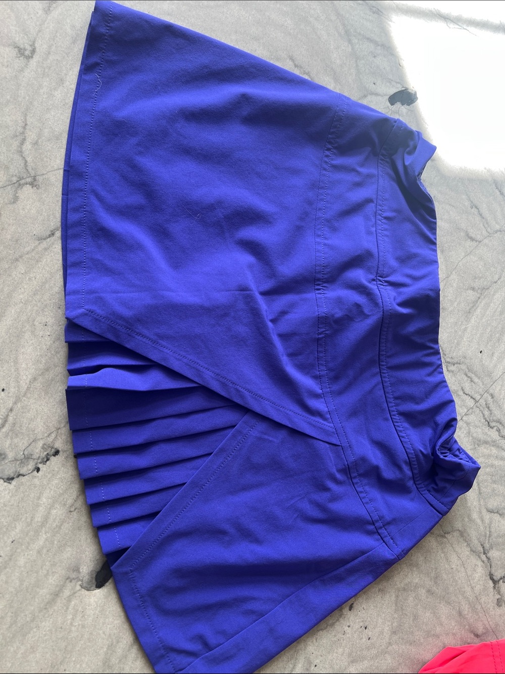 Athleta Electric Blue Pleated Tennis Skort